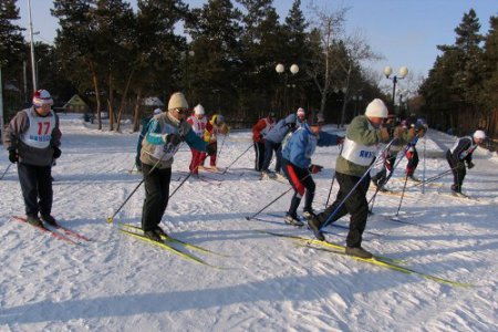 В Арсеньеве прошли традиционные дальневосточные соревнования среди ветеранов лыжного спорта