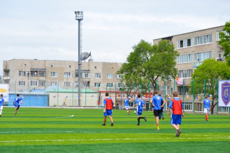 Новый стадион открыли в поселке Славянка