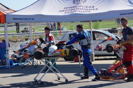 На "Примринге" прошел второй этап чемпионата и первенства Приморского края по картингу