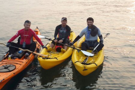 Группа энтузиастов совершила морской переход на каяках из Находки во Владивосток