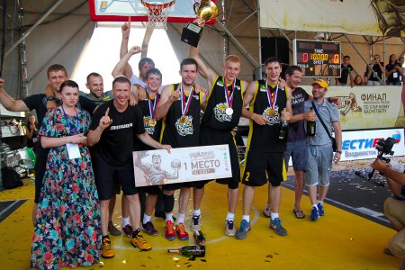 Команда из Приморья стала чемпионом России по уличному баскетболу