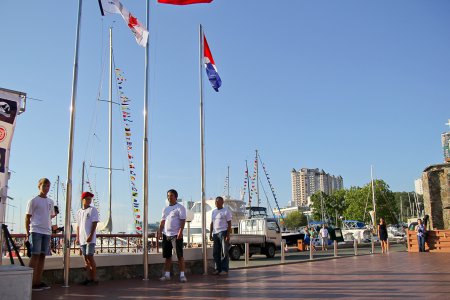 В яхт-клубе "Семь футов" состоялось открытие Всероссийской регаты «Кубок залива Петра Великого»