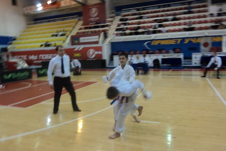 Лесозаводские каратисты завоевали восемь медалей краевого первенства
