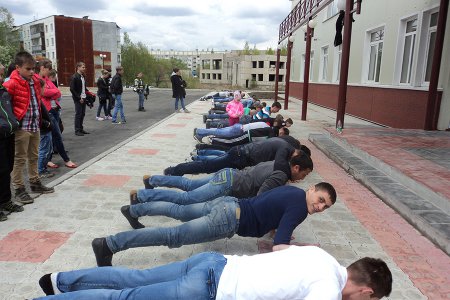 Лесозаводские спортсмены приняли участие в акции «Рекорд Победы»