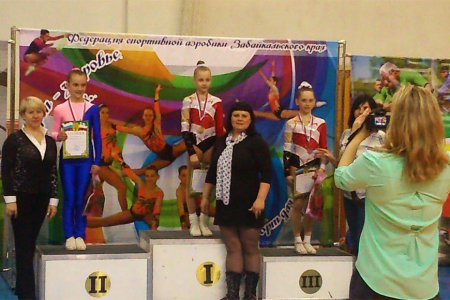 Воспитанники Приморской федерации спортивной аэробики успешно выступили в Чите
