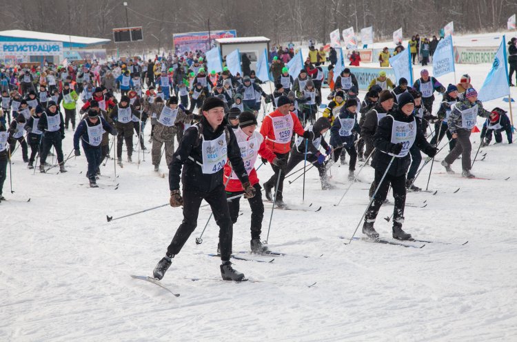 Приморский край присоединился к 40-ой юбилейной гонке «Лыжня России»