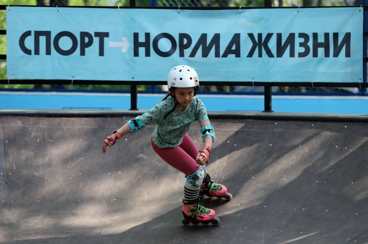 Площадку для экстремальных видов спорта открыли в столице Приморья по нацпроекту