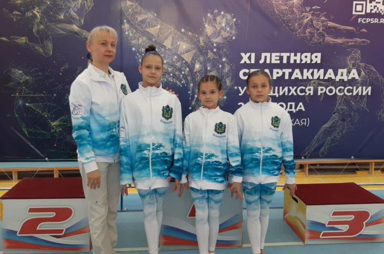 Приморские гимнастки попали в десятку сильнейших на финале Спартакиады учащихся России