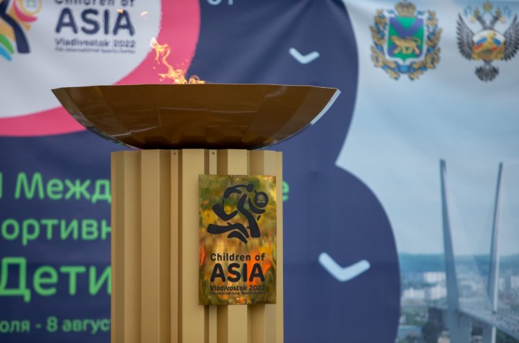 В Большом Камне дали старт Эстафеты огня игр «Дети Азии» по Приморскому краю