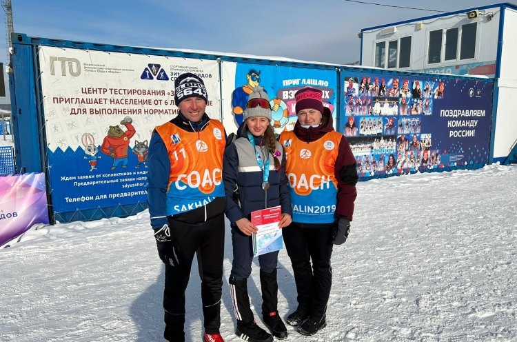 Екатерина Новикова – бронзовый призер первенства Дальнего Востока по лыжным гонкам