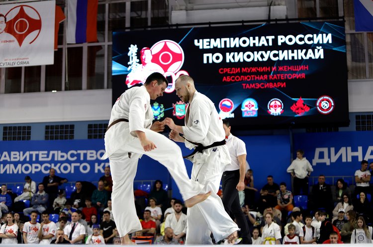 Приморцы завоевали медали домашних чемпионата и первенства России по киокусинкай