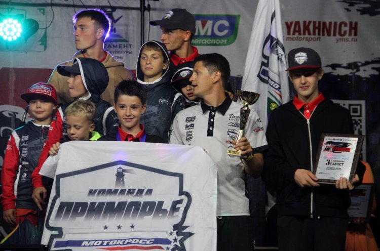 Юные мотогонщики из Приморья – серебряные призеры первенства России по мотокроссу