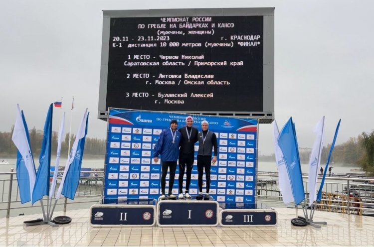 Николай Червов взял два «золота» на Кубке и чемпионате России по гребле