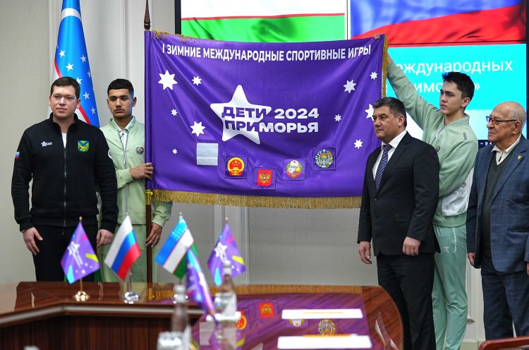Эстафета флага международных спортивных игр «Дети Приморья» прибыла в Узбекистан